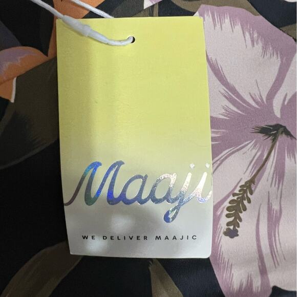 Maaji Floral Print Surf One Piece Long Sleeve Swimsuit - Picture 4 of 8